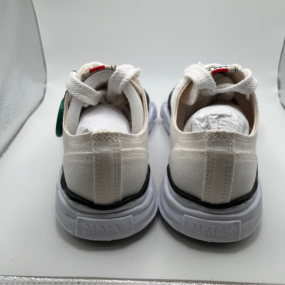 NWB MAISON MIHARA YASUHIRO
PETERSON LOW OG SOLE CANVAS SNEAKER - WHITE size 42 - Picture 7 of 12